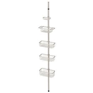 Forma Ultra Tension Shower Caddy in Brushed Stainless Steel 42960
