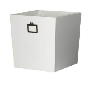 Home Decorators Collection Solutions 11 gal. White Storage Bin 1038000410