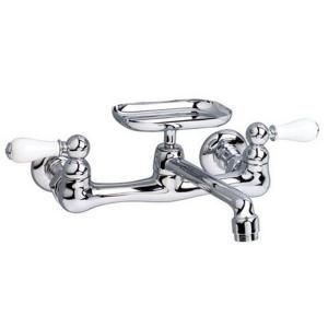 American Standard Heritage 2 Handle Pull Out Sprayer Kitchen Faucet in Chrome 7295.152.002