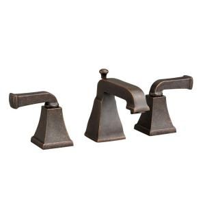 American Standard Town Square Widespread 2 Handle Bathroom Faucet in Oil Rubbed Bronze 2555.821.224