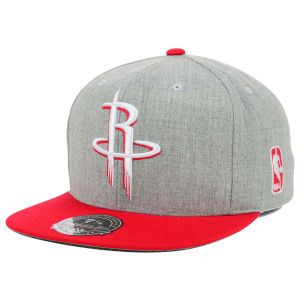 Houston Rockets Mitchell and Ness NBA 2Tone Heather Fitted Cap