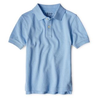 Izod Short Sleeve Polo Shirt   Boys 4 20, Blue, Boys