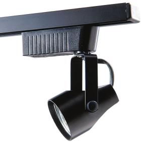Designers Choice Collection 301 Series Low Voltage MR16 Black Pinch Back Track Lighting Fixture TL301 BLK