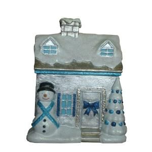 Martha Stewart Living Holiday Frost 9.75 in. Snow Covered Christmas Village TSS   CX7621 1