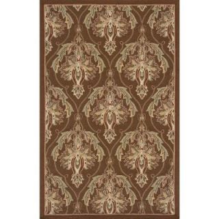 Momeni Terrace Classic Motif Brown 2 ft. x 3 ft. All Weather Patio Accent Rug VR 15 BRN 2 Ft. x 3 Ft.