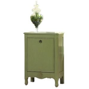 Home Decorators Collection Keys 30 in. H x 21 in. W Tilt Out Hamper in Antique Green 0561500610