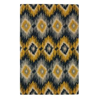 Home Decorators Collection Diamond Ikat Yellow and Gray 8 ft. x 11 ft. Area Rug DISCONTINUED 1049330510