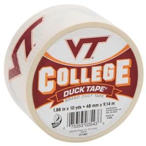 Duck College 1 7/8 in. x 10 yds. Virginia Tech University Duct Tape 240280
