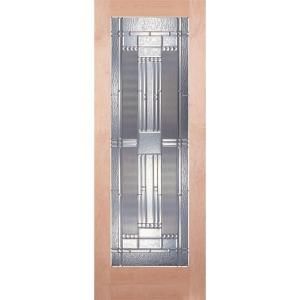 Feather River Doors Preston Zinc Woodgrain 1 Lite Unfinished Maple Interior Door Slab LM15013068Z280