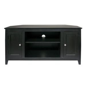 BellO Audio/Video Corner Fit Cabinet for 27 in. to 46 in. TV   Black  DISCONTINUED WAVS 322