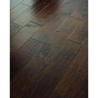 Shaw 3/8 in. x 5 in. Hand Scraped Maple Edge Leather Engineered Hardwood Flooring (19.72 sq. ft. / case) DH78000970