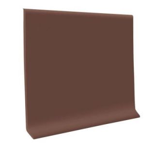 ROPPE 700 Series Russet 4 in. x 1/8 in. x 48 in. Thermoplastic Rubber Cove Base (30 Pieces) 40C72P181