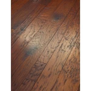 Shaw 3/8 in. x 3 1/4 in., 5 in. and 7 in. Hand Scraped Hickory Drury Lane Ginger Engineered Hardwood (29.10 sq. ft. / case) DH78100340
