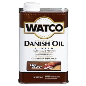 Watco 32 oz. Dark Walnut Danish Oil A65841