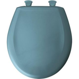 BEMIS Round Closed Front Toilet Seat in Regency Blue 200SLOWT 064