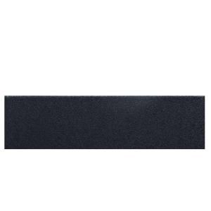 Daltile Colour Scheme Black Solid 3 in. x 12 in. Porcelain Bullnose Trim Floor and Wall Tile B901P43C91P1