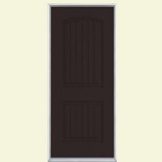 Masonite Cheyenne 2 Panel Painted Smooth Fiberglass Entry Door with No Brickmold 40338