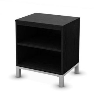 South Shore Furniture Flexible Black Oak Nightstand 3347059