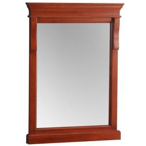 Foremost Naples 32 in. L x 24 in. W Wall Mirror in Warm Cinnamon NACM2432