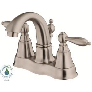 Danze Fairmont 4 in. 2 Handle Bathroom Faucet in Brushed Nickel D301040BN
