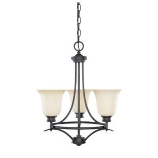 Designers Fountain Montreal 3 Light Hanging Oil Rubbed Bronze Chandelier HC0356