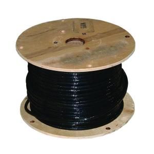 Southwire 500 ft. 2/0 Gauge Stranded XHHW Wire   Black 11301905