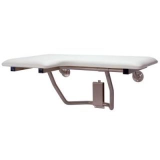 MUSTEE CareGiver 26 in. Right Hand Shower Seat Bench 390.401