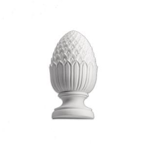 Fypon 14 in. x 7 1/8 in. x 7 1/8 in. Primed Polyurethane Post Full Round Pineapple Finial PHFR6X14