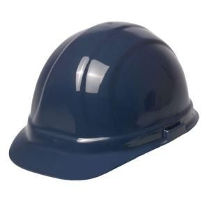 ERB Omega II 6 Point Nylon Slide Lock Suspension Hard Hat in Dark Blue 19301