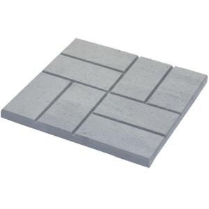 Emsco 16 x 16 in. Plastic and Lightweight Brick Pattern Resin Patio Pavers (12 Pack) 2157HD