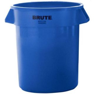 Rubbermaid Commercial Products BRUTE 20 gal. Blue Trash Container without Lid RCP 2620 BLU