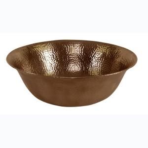 Barclay Products Vessel Sink in Hammered Antique Copper 6841 AC