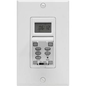 GE 15 Amp 7 Day In Wall Programmable Digital Timer 15086