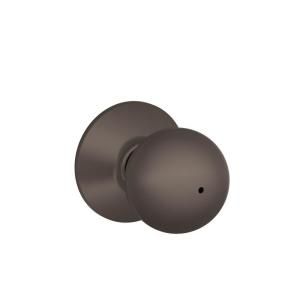 Schlage Orbit Oil Rubbed Bronze Bed and Bath Knob F40 ORB  613