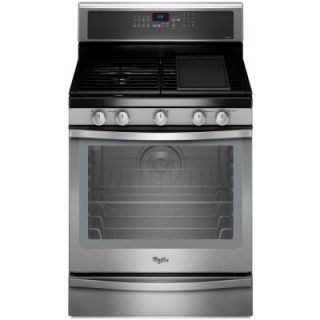 Whirlpool Gold 5.8 cu. ft. Gas Range with Self Cleaning Convection Oven in Stainless Steel WFG720H0AS