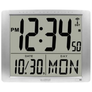 La Crosse Technology 16 in. x 20 in. Super Large Atomic Digital Wall Clock 515 1316