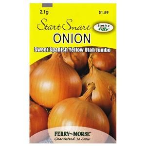 Ferry Morse Onion Sweet Spanish Utah Jumbo Yellow Seed 8134