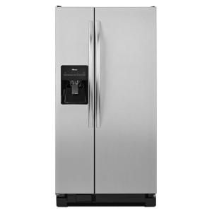 Amana 33 in. W 22.0 cu. ft. Side by Side Refrigerator in Stainless Steel ASD2275BRS
