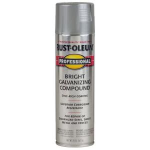 Rust Oleum Professional 20 oz. Flat Bright Galvanizing Compound Spray (6 Pack) 7584838