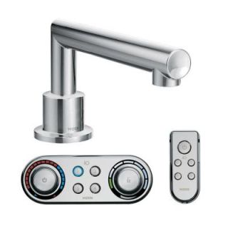 MOEN Arris 2 Handle Deck Mount ioDigital Roman Tub Faucet Trim Kit in Chrome (Valve Not Included) TS92003