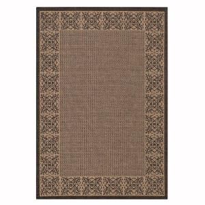 Home Decorators Collection Summer Chimes Cocoa and Black 5 ft. 3 in. x 7 ft. 6 in. Area Rug 0194420840