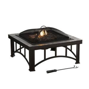 Pleasant Hearth 30 in. Natural Slate Top Fire Pit OFW012SB