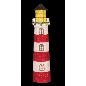Home Accents Holiday 72 in. Lighthouse with 200 Lights TY159 1214
