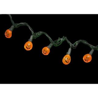 Sienna 6 ft. 20 Light LED Orange Lighted Length Pumpkin Lights H4676E11X