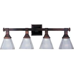 Illumine 4 Light Bath Vanity Frosted Glass Oil Rubbed Bronze DISCONTINUED HD MA43470223