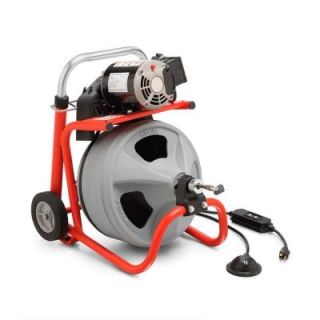 RIDGID K 400 with C 45 IW Drum Machine for 1 1/2 in. to 4 in. Drain Lines 26998