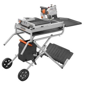 RIDGID 7 in. Portable Tile Saw with Laser R4007