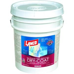 Lanco Dry Coat 5 gal. Flat Latex Deep Base Waterproofing Paint DC478 2