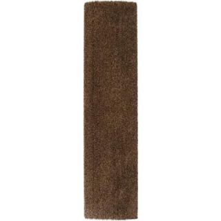 Home Decorators Collection Hanford Shag Blended Brown 2 ft. 7 in. x 7 ft. 10 in. Runner 70017290802408