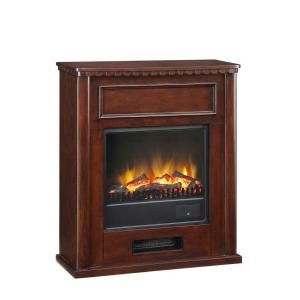 Pleasant Hearth Tilden 28 in. Compact Electric Fireplace in Merlot 318 430 71